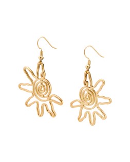 Oliver Bonas Soleil Sunshine Sprial Mobile Hook Earrings £19.50