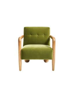 Pablo Green Velvet Accent Chair £595