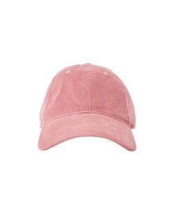 Pink Corduroy Cap With Cherry Motif £28