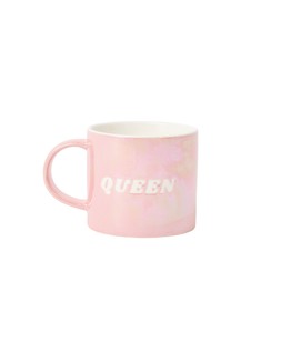 Pink Pearlescent Queen Ceramic Mug £12.5