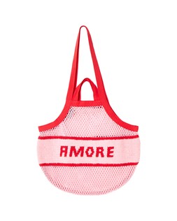 Pink & Red Amore Net Shopper Bag £24