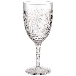 B&M GARDEN SS26 // NATURAL GARDEN // CRACKLE WINE GLASS // £2 //