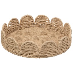 Scalloped edge tray £8
