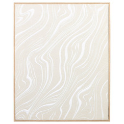 B&M HOME SS26 // RAW BEAUTY // TEXTURED 3D WALL ART IN WOODEN FRAME // £10 //