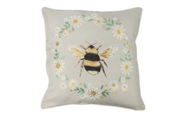 B&M GARDEN SS26 // NATURAL GARDEN // BEE FOILED CUSHION // £8 //