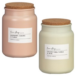 B&M VALENTINES DAY 2026//LOVE STORY COLLECTION SCENTED CANDLE // £5 EACH //