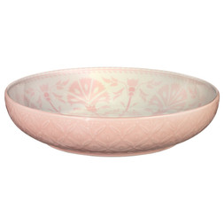 B&M HOME SS26 // TAPAS & PIZZA // PAD PRINT PASTA BOWL - PINK // £3 //