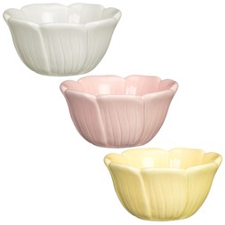 B&M HOME SS26 // GARDEN LIFE DINING // 3PK FLOWER DIP BOWLS // £3 //