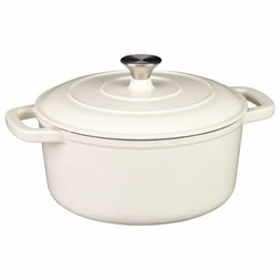 B&M HOME SS26 // KITCHEN // 26CM CAST IRON DUTCH OVEN // £25 //