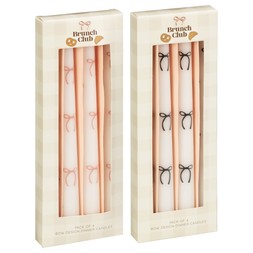 Bow dinner candles £3