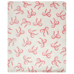 Printed bow throw £10