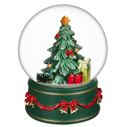 Traditional Snow Globe - With tree £6 (399582)