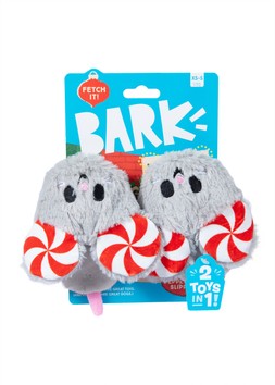 Bark Xmas Peppermice Slippies