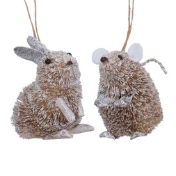Bristle-silver rabbit & mouse dec 2as