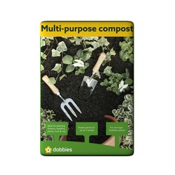 Dobbies own brand compost 50l