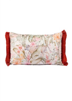 TROPICAL UTOPIA LOTUS FEATHER CUSHION MULTI, £39.99