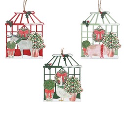 Wood animal decorations