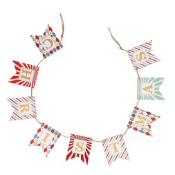 Wooden circus garland