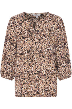 Animal Print Bow Front Top £14