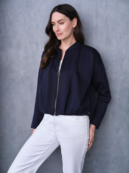 Jersey Bomber Jacket £24 & Straight Leg Jeans £22