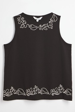 Embroidered Jersey Top £16