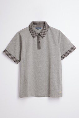 Plaid Detail Co-ord Polo Top £14