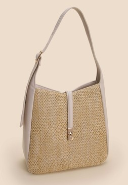 Natural Straw Shoulder Bag