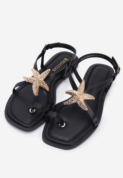 Black Starfish Sandals