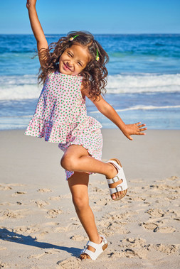 Younger Girls White Floral Peplum Top and Shorts Set £6.40
