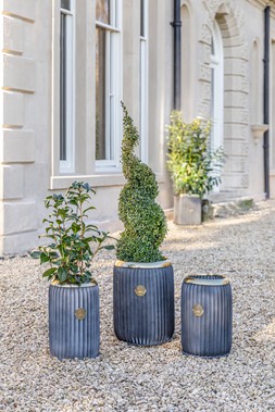 KEW ROUND ANTIQUE LEAD RICHMOND LARGE PLANTERS &pound;59.99 - &pound;79.99