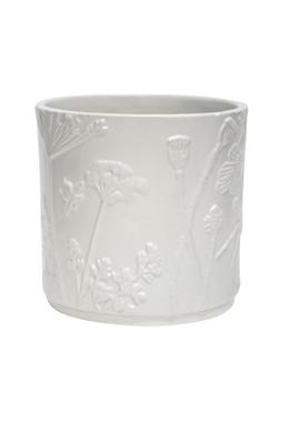KEW STONEWARE MEADOW PLANTER IVORY 24CM &pound;64.99 (Available in other sizes)