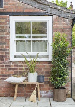 OUTDOOR CHARLESTON TEXTURED ANTRACITE PLANTER SET OF 3 &pound;84.97