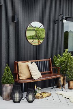 PORTOFINO CURVE WIREWORK LANTERN H30CM W23CM &pound;49.99 & PORTOFINO CURVE WIREWORK LANTERN H40CM W31CM &pound;79.99
