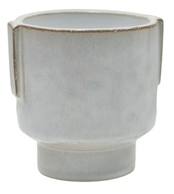 Aries Glazed Handles Planter White H15cm D14cm &pound;19.99, H20cm D19cm &pound;29.99