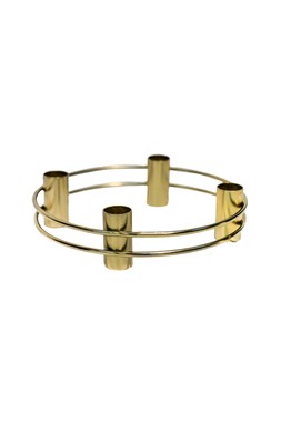 AVERY GOLD DOUBLERING CANDLE HOLDER £19.99