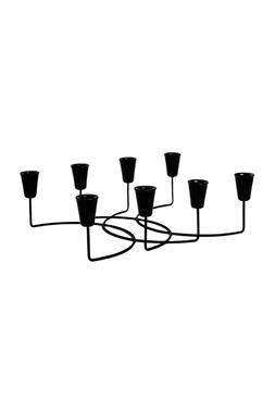 Black Circular 8 Pc Candle Holder &pound;39.99