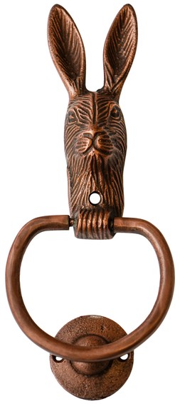Cast Iron Hare Door Knocker Antique Copper &pound;44.99