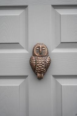 Cast Iron Owl Door Knocker Antique Brass &pound;44.99