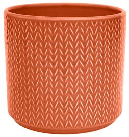 Chevron Sienna Planter H17cm D19cm &pound;16.99