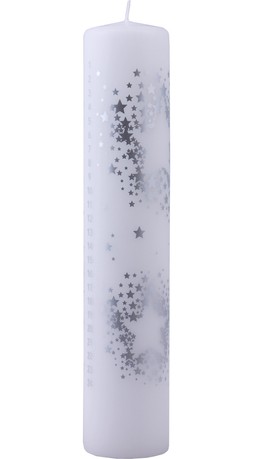 Christmas Star Pillar Candle &pound;12.99