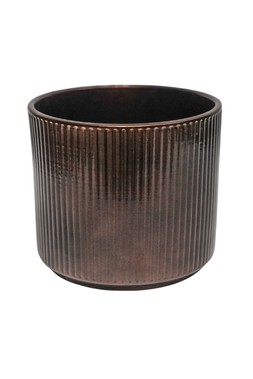 Denver Planter Walnut H14.5cm D17cm &pound;9.99