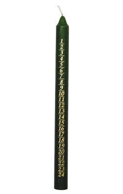 Emerald Advent Candle &pound;3.99