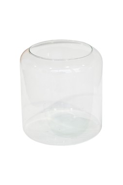 GLASS HURRICANE LANTERN WITH SAND £34.99