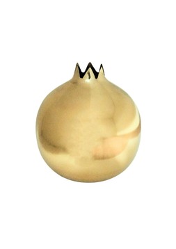 Gold Pomegranate Candle Holder