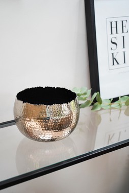 Hammered Bowl Nickel:Black 30cm &pound;59.99