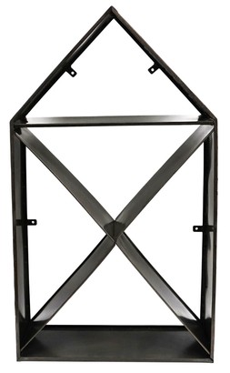 HOUSE SCULPTURAL LOG STORAGE NATURAL BLACK H125CM W70CM &pound;499.99