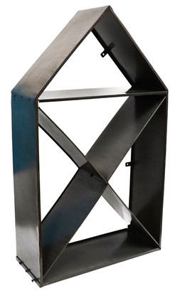 HOUSE SCULPTURAL LOG STORAGE NATURAL BLACK H125CM W70CM &pound;499.99
