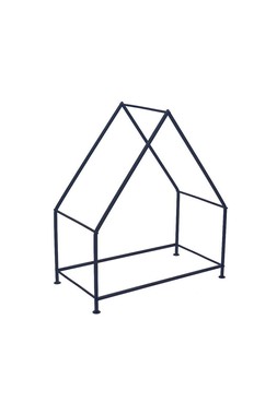 IRON HOUSE LOG HOLDER H65CM £69.99