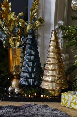 Juniper Evergreen Glass Tree H41Cm W18Cm &pound;44.99