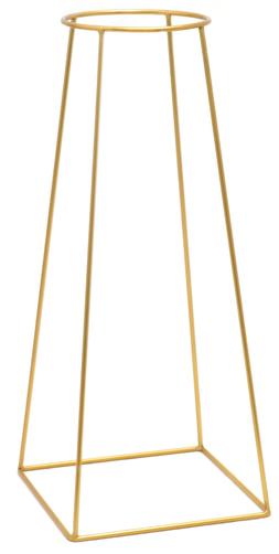 Minimo Plant Stand In Gold H40cm D21cm &pound;19.99, H60cm D26cm &pound;27.99